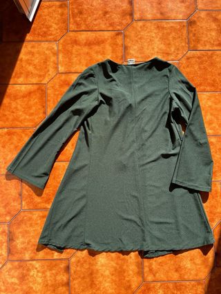 Cardigan verde con nodo taglia S