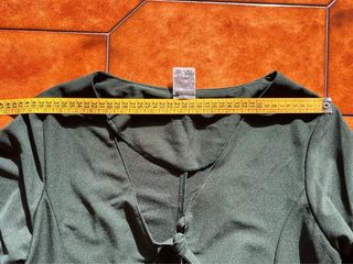 Cardigan verde con nodo taglia S