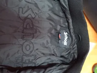 Chaqueta de cuero Schott Negra