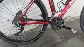 Bicicleta Montaña BTT Roja