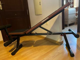 Banco de pesas y abdominales Decathlon