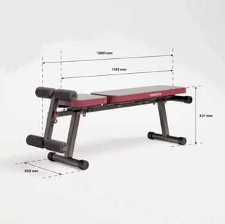 Banco de pesas y abdominales Decathlon