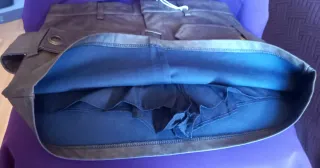 Falda polipiel corta marrón. Nueva a estrenar!