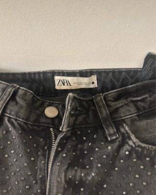 Pantalones Zara negros con lentejuelas