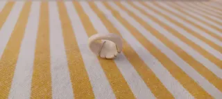 Anello vintage plastica e metallo beige oro