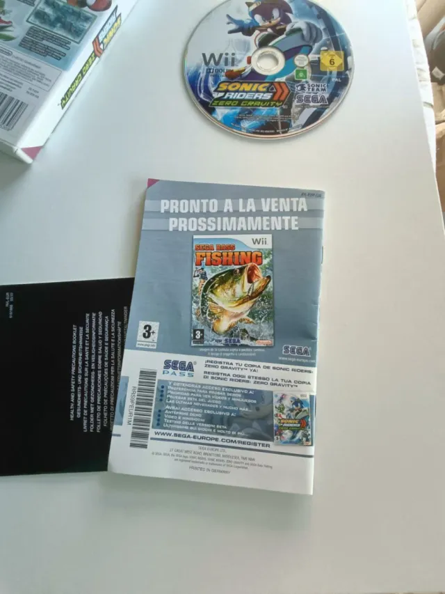 Juego Wii Sonic Riders: Zero Gravity