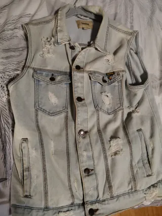 Chaqueta vaquera sin mangas Pull&Bear Talla M