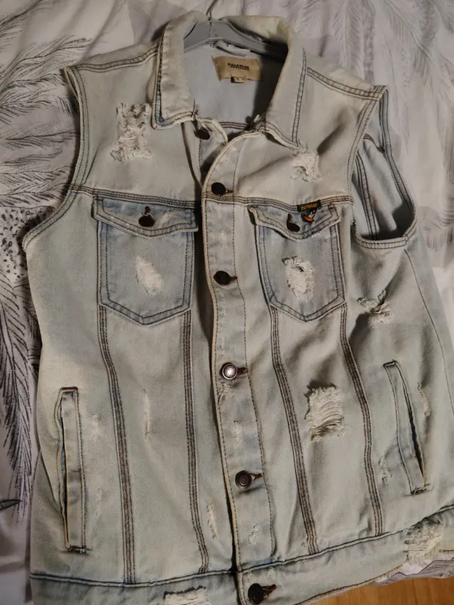 Chaqueta vaquera sin mangas Pull&Bear Talla M