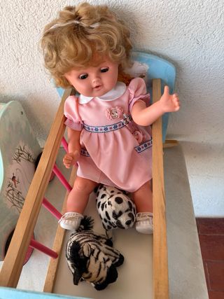 Cuna de juguete infantil con ositos