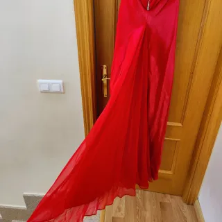 Vestido de invitada rojo
