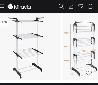 Tendedero vertical plegable