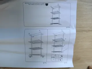 Tendedero vertical plegable