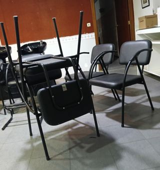 Lote Mobiliario Retro para Peluquería (1990-2000)