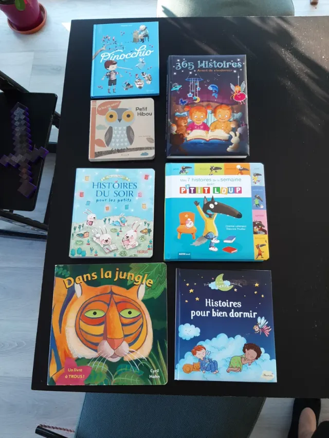 Lote 7 libros infantiles en francés
