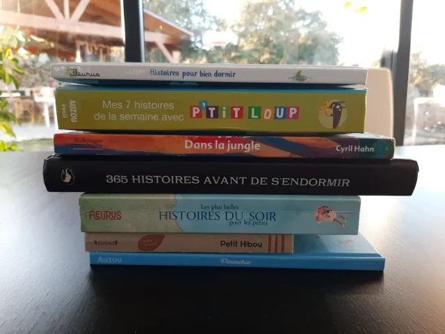 Lote 7 libros infantiles en francés