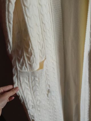 Chaqueta larga P.H. beige talla única