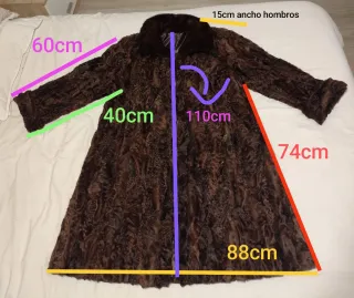 Abrigo de astracán auténtico
