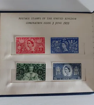 Lotto 9 Francobolli Regina Elisabetta