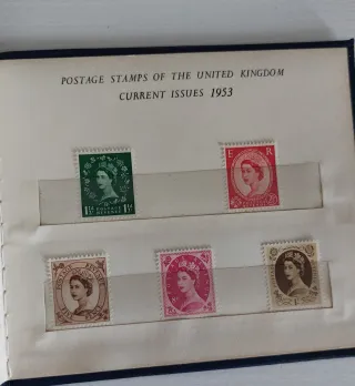 Lotto 9 Francobolli Regina Elisabetta