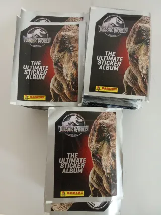 400 sobres de cromos Jurassic World Panini ref 4