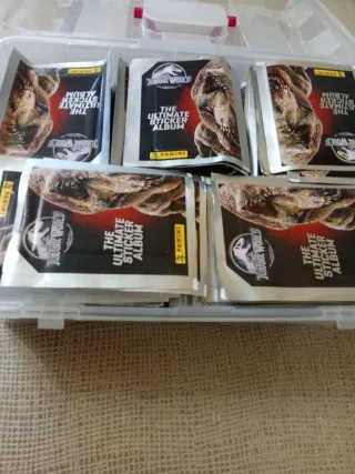 400 sobres de cromos Jurassic World Panini ref 4