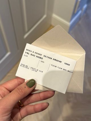 Bolso Yves Saint Laurent LE 5 À 7 Piel Negra