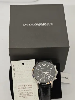 Reloj Emporio Armani Cronógrafo Negro