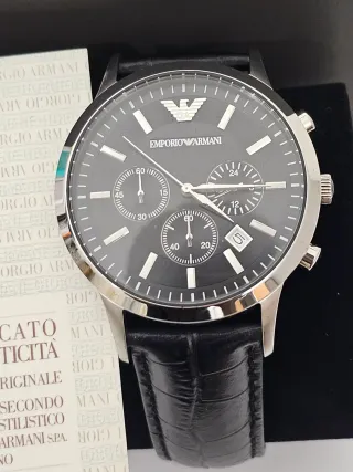 Reloj Emporio Armani Cronógrafo Negro