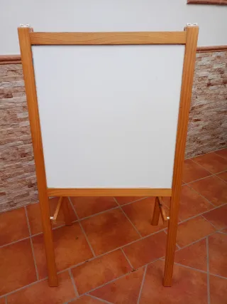 Caballete Pizarra Infantil Madera