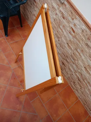 Caballete Pizarra Infantil Madera