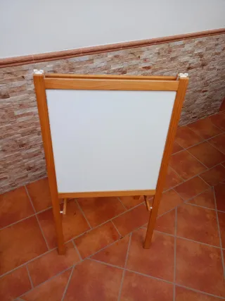 Caballete Pizarra Infantil Madera