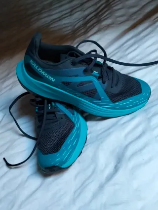 Salomon Trail Talla 42 Negro/Turquesa