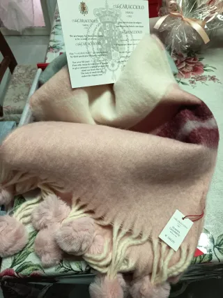 Sciarpa CARACCIOLO zebra marrone nero