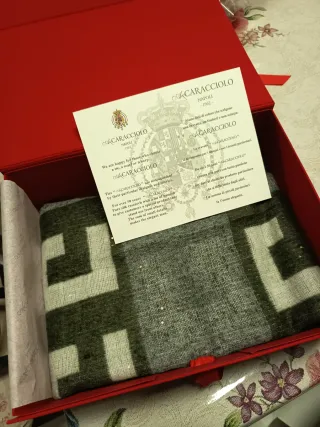 Sciarpa CARACCIOLO zebra marrone nero