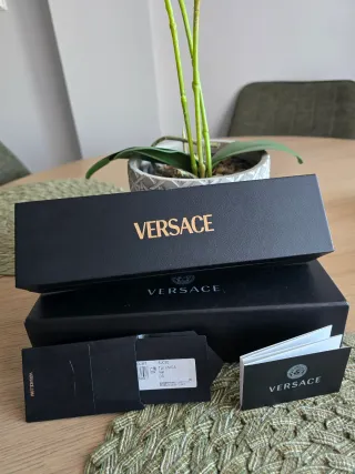 Collar original Versace Unisex Plata