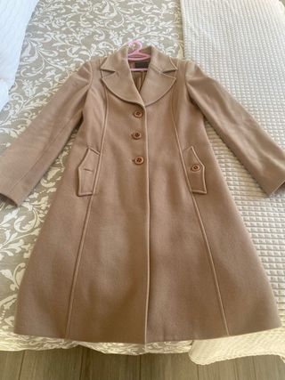 Abrigo Caramelo paño marrón