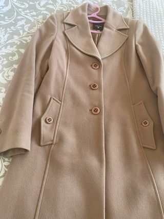 Abrigo Caramelo paño marrón