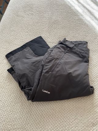 Pantalón de nieve impermeable con forro