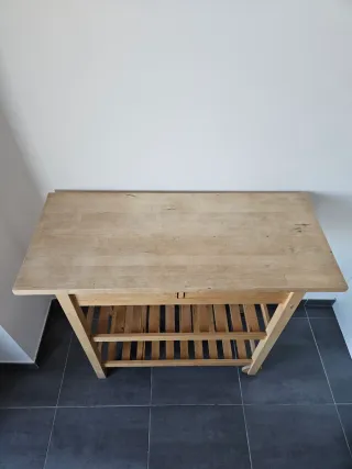 Carrito cocina madera maciza