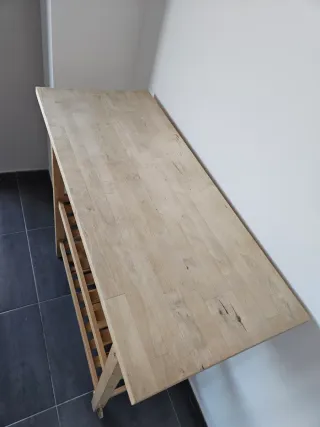 Carrito cocina madera maciza