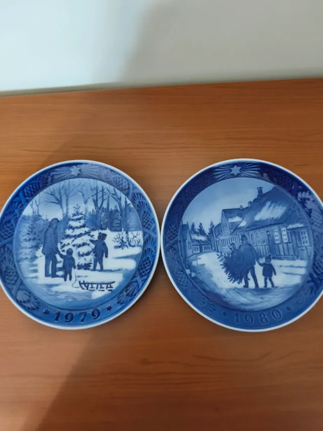 Piatti Natale Royal Copenhagen 1979-1980