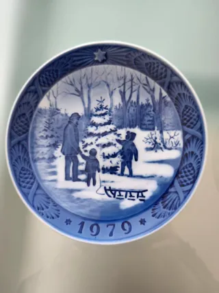Piatti Natale Royal Copenhagen 1979-1980