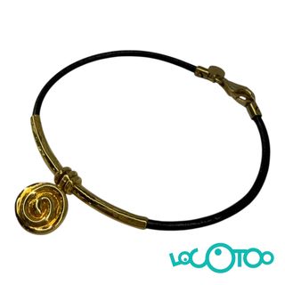 Bracciale Tous Oro 18k e Cuoio
