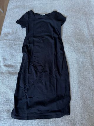 vestido negro premamá