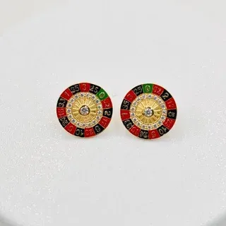 Orecchini Roulette, Oro 18k