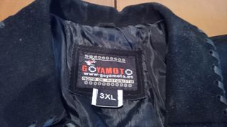 Chaqueta de Piel motorista con Flecos