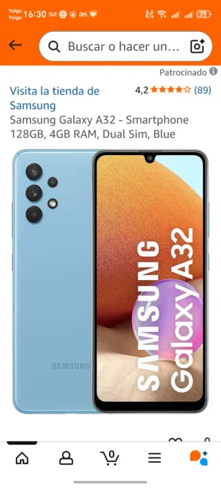 Samsung Galaxy A32 Azul 128GB