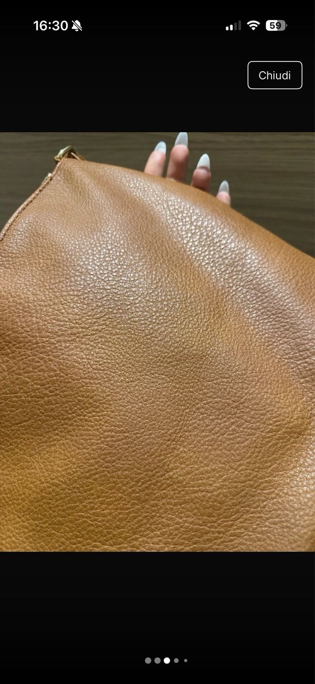 Borsa a tracolla Avon cammello