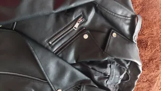 Chaqueta Biker Negra