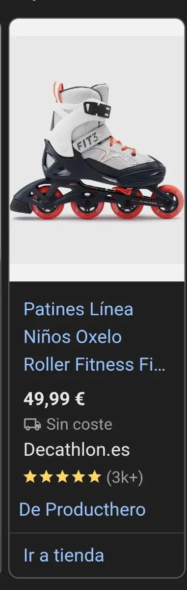 Patines ajustables niño/niña.  Talla 35-38